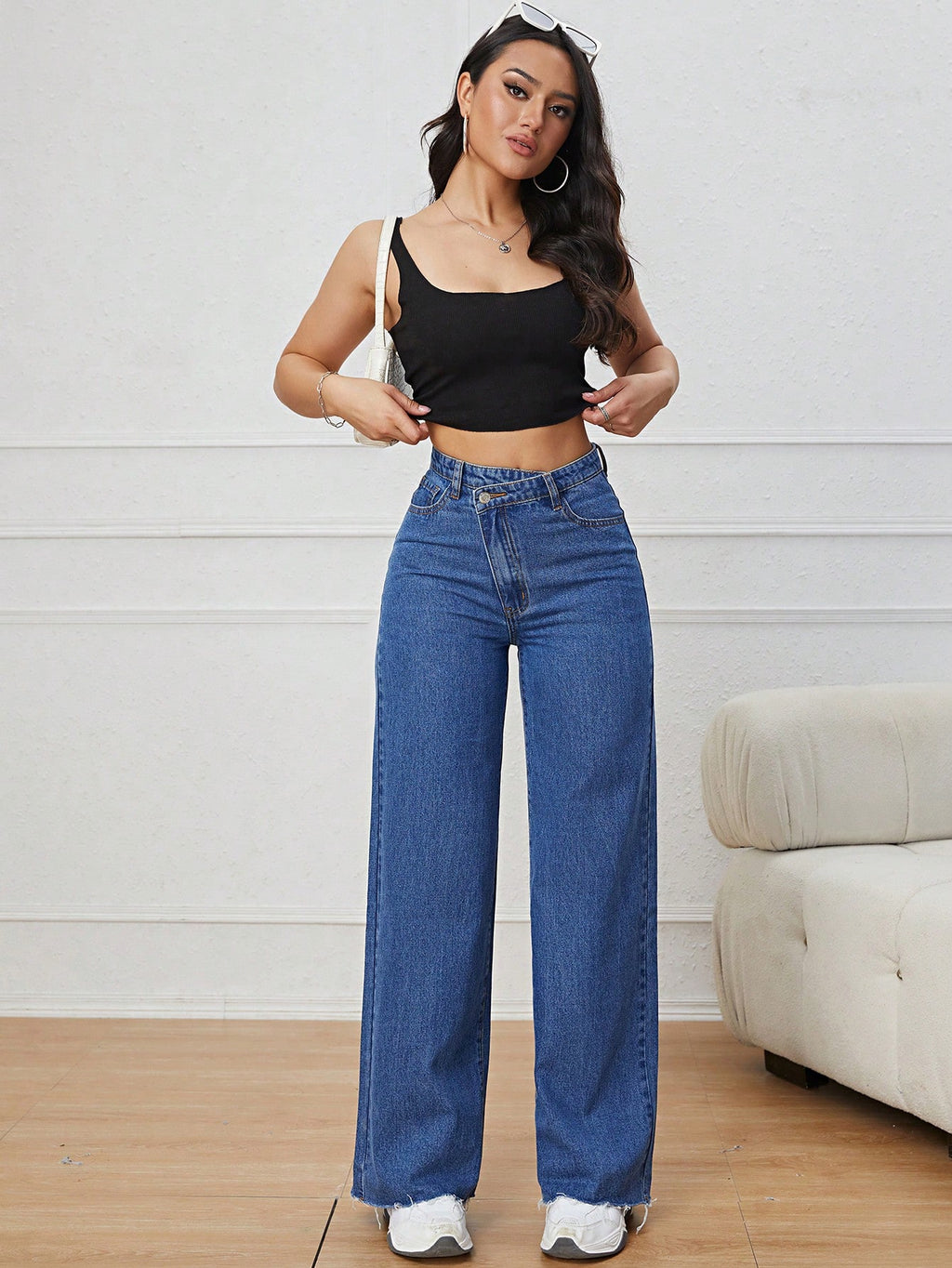 High Waist Wide Leg Jeans