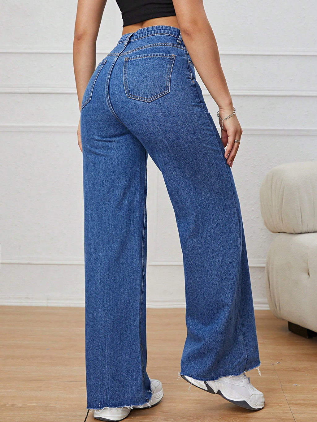 High Waist Wide Leg Jeans