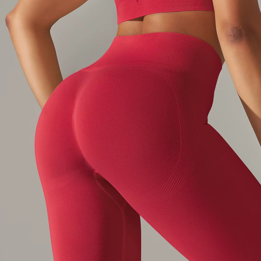 2 Piece Set for Women Seamless Yoga Set Gym Fitness Sports Set Sexy Halter Neck Bra Set High Waist Leggings Tracksuit Sportswear