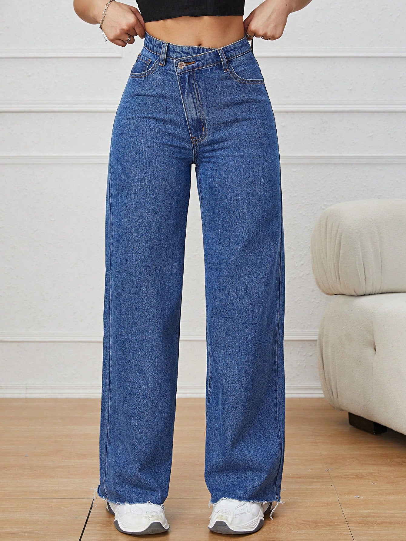High Waist Wide Leg Jeans
