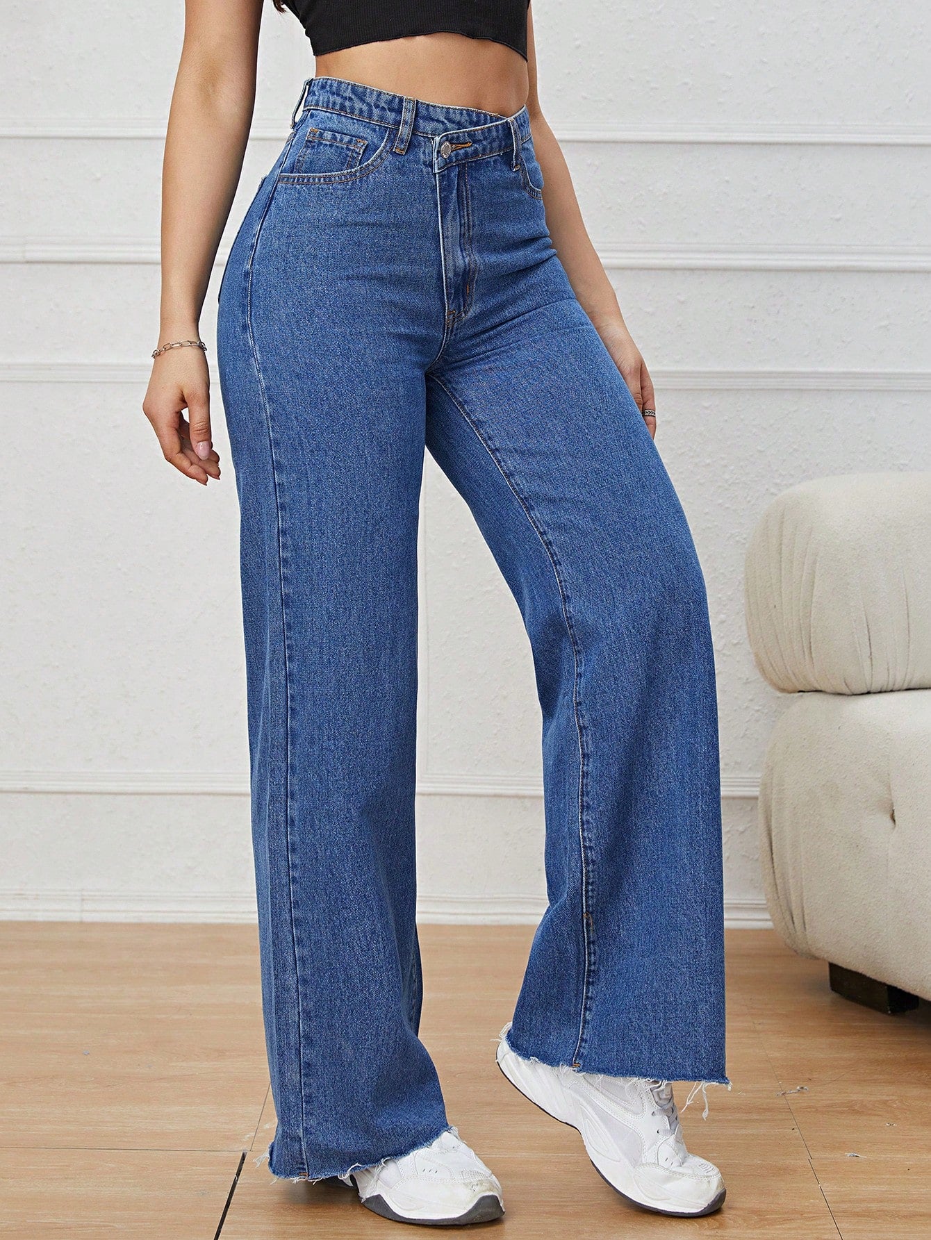 High Waist Wide Leg Jeans