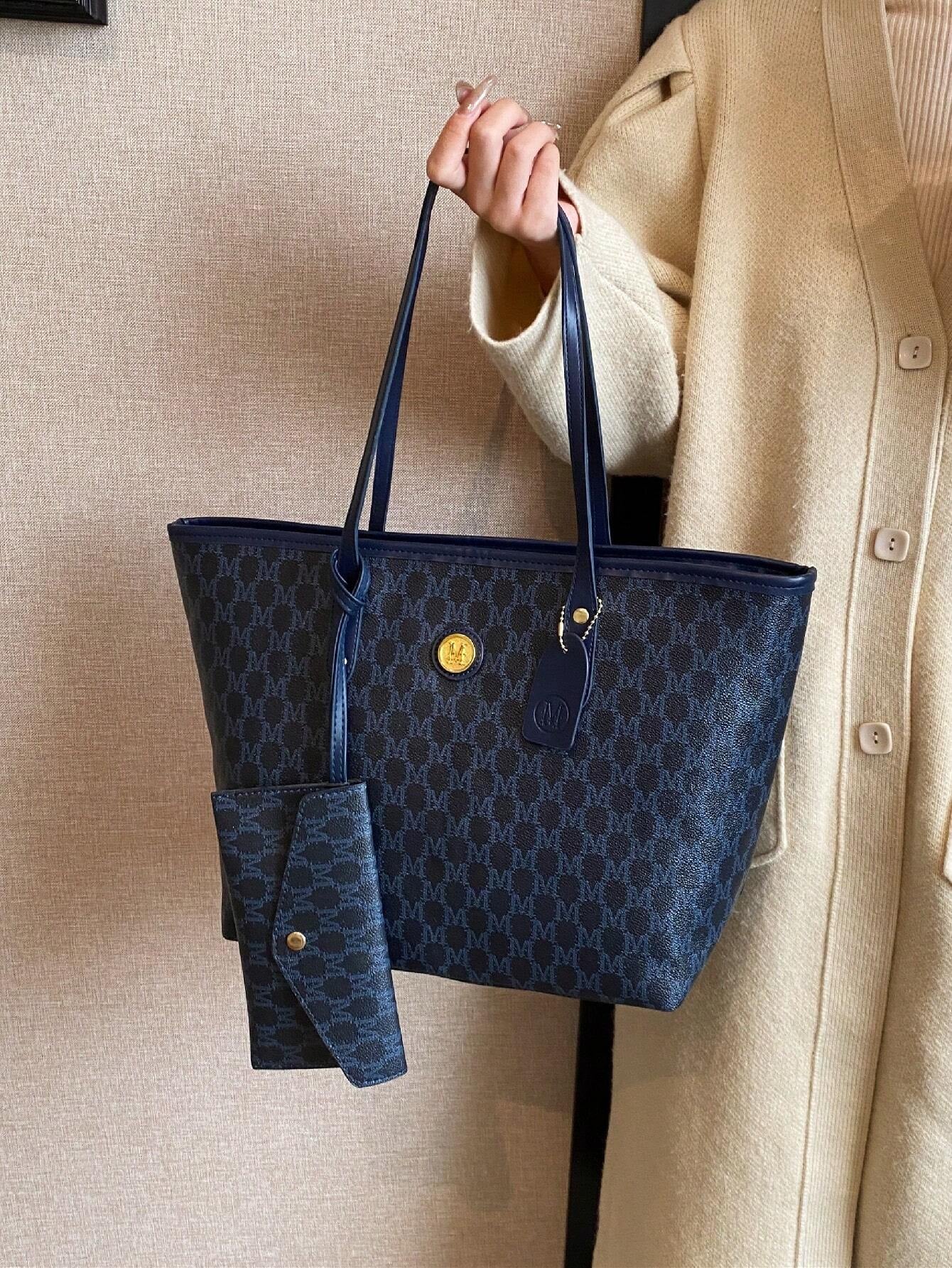 Dedoo 1Pc High-Quality Handbag, 2024 New Fashion Versatile Luxury Tote Bag, Shoulder Bag, Large Capacity Office Shoulder Bag, Suitable as Gift for Girlfriend, Shopping, Dating, Travel, Casual, Work and Other Occasions, Eye-Catching Ladies Work Bag